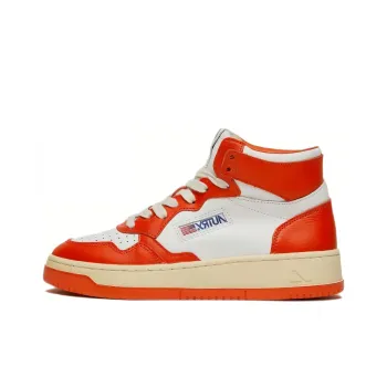 AUTRY Stylish Skateboarding Shoes Women's White Orange