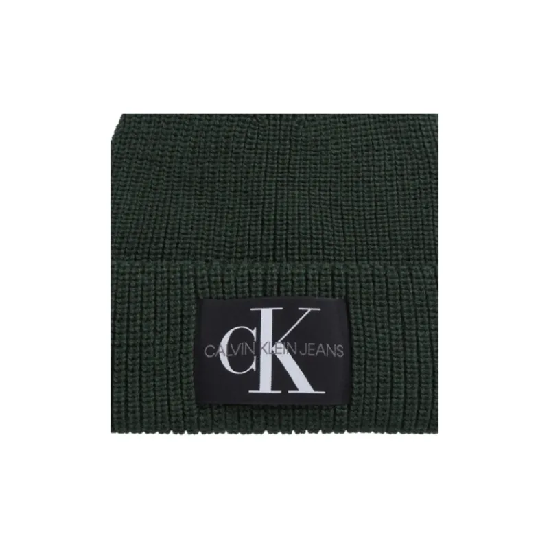 Calvin Klein Logo-patch Knitted Beanie-2