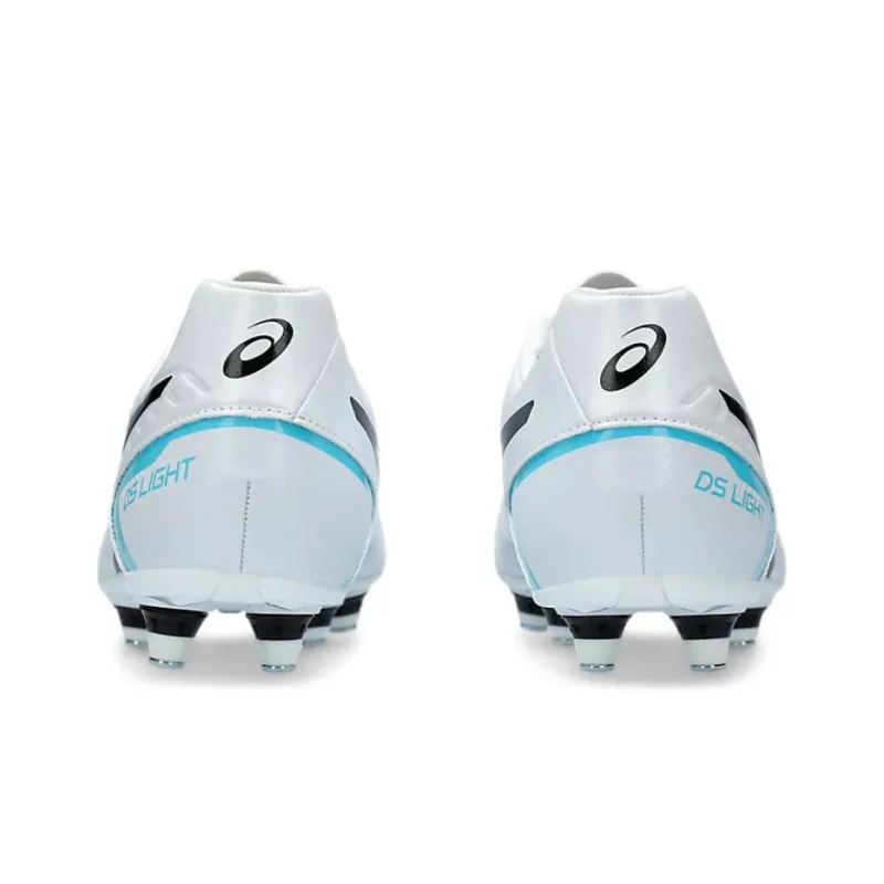 Asics DS LIGHT SG Metal Long Studs Slip Resistant Soccer Shoes Men's White Black Blue-3