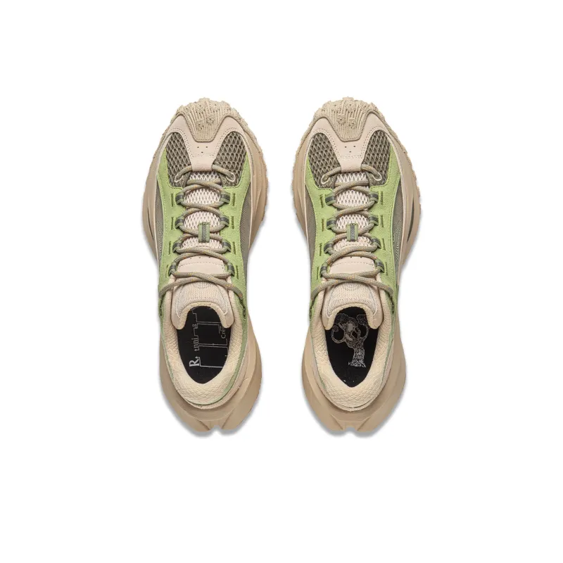 LiNing Cushioning Wear-Resistant Low-Top Running Shoes Unisex Ecru-3
