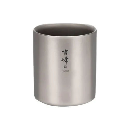 Snow Peak Outdoor Water Equipment Water Container 193ml Titanium