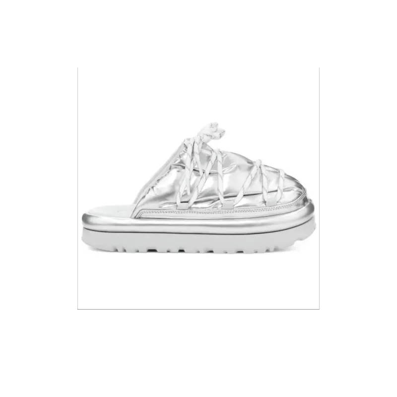 UGG Hi Shine Spaceslider Slide Silver Women's-1