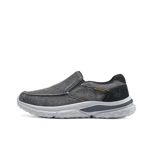 Skechers Solvano Casual Shoes Men Low-Top Black