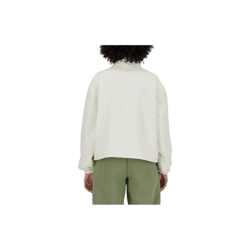New Balance Sport Essentials Oversized Jacket Jackets Coats Women's White-1