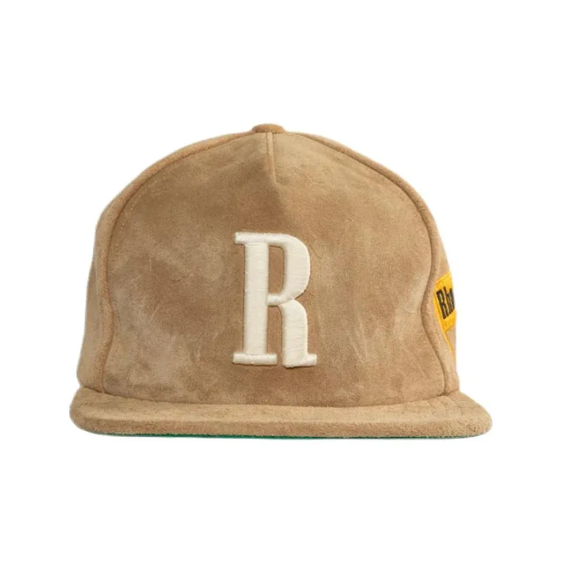 RHUDE Suede Baseball Caps Men's Tan-0