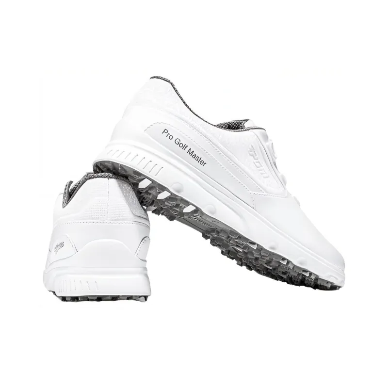 PGM Anti Slip Wear Resistant Low Top Golf Shoes Men's White-3