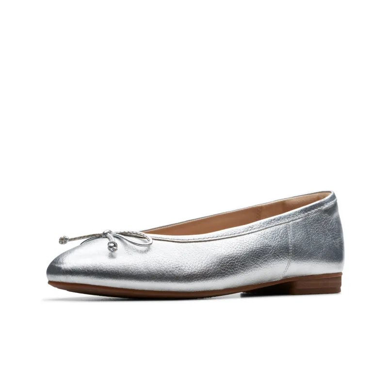 Clarks Casual Single Shoes Women's Silver-1
