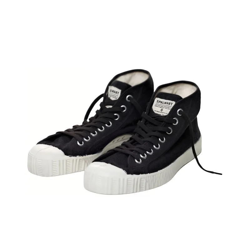SPALWART Stylish Skateboarding Shoes Unisex Black-3