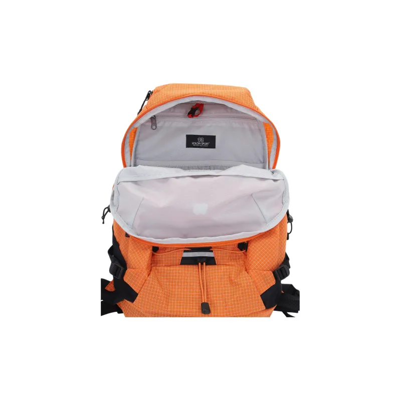 KOLON SPORT Nylon Outdoor Mountaineering Bag Backpack Unisex Orange-3