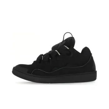 Lanvin Leather Curb Triple Black