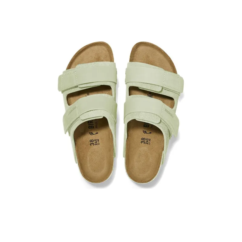 Birkenstock Slide Slippers Unisex Yellow Green Regular-3