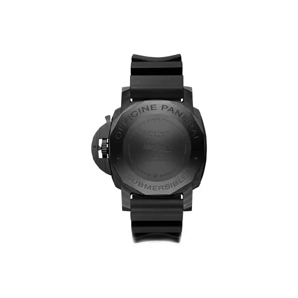 PANERAI Automatic Mechanical Movement Men's Watch Black Dial Titanium Watch Case Rubber Strap PAM00960-2
