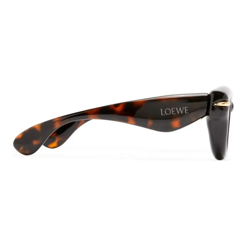 LOEWE Nylon Round Sunglasses Men's Tortoiseshell-2