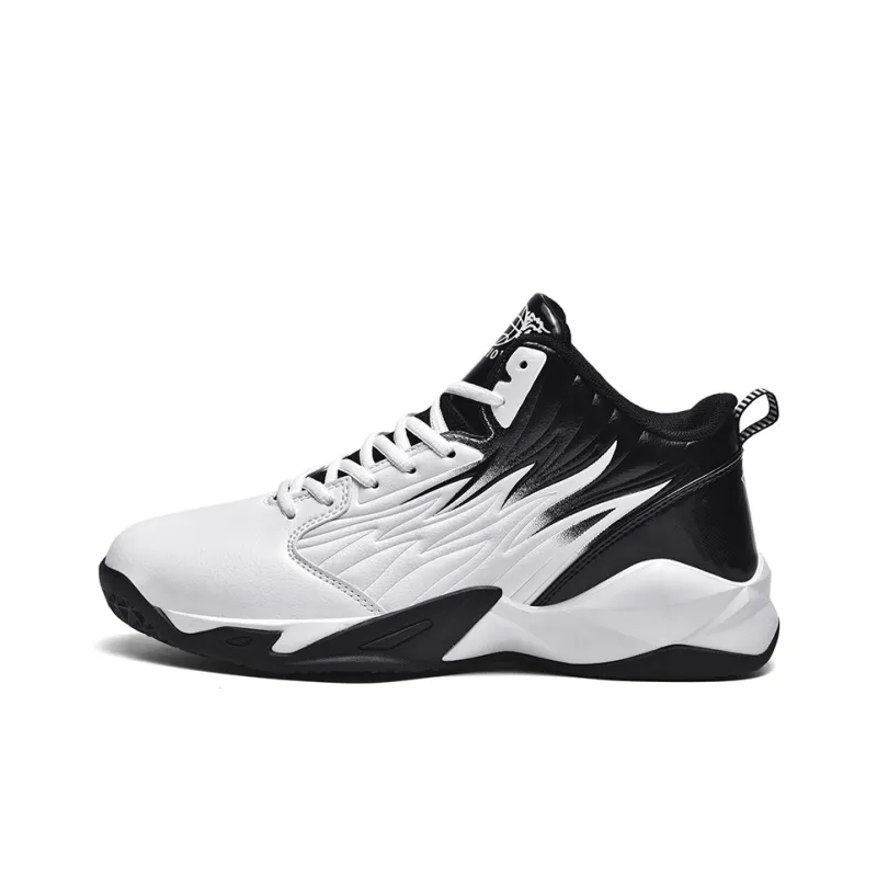 TOMAY Anti-Slip Wear-Resistant Mid-Top Basketball Shoes Men's-12