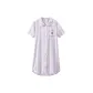 [Embroidered]Purple Stripes-Grape