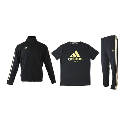 Adidas Casual Sportswear Men Set Black/Gold