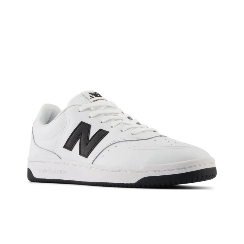 New Balance BB80 Cushioning, Wear Resistant Low Top Skateboard Shoes Unisex White-3