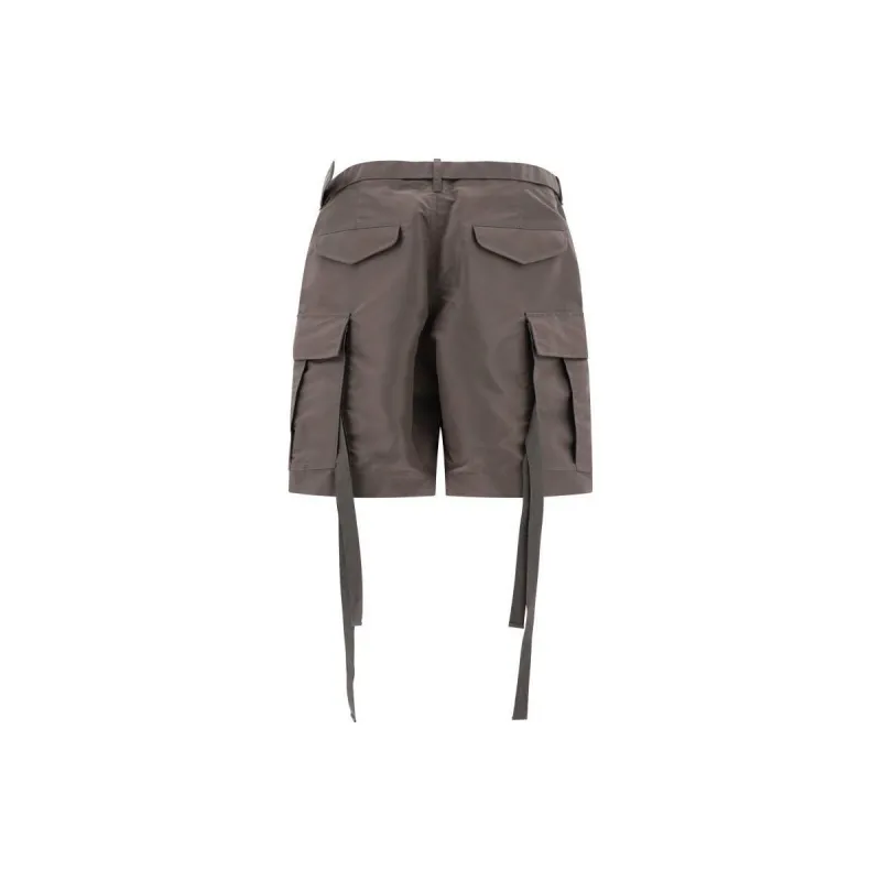 Sacai Matte Taffeta Shorts-1