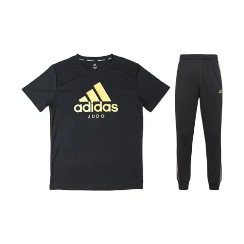 Adidas Casual Sportswear Men Black/Gold