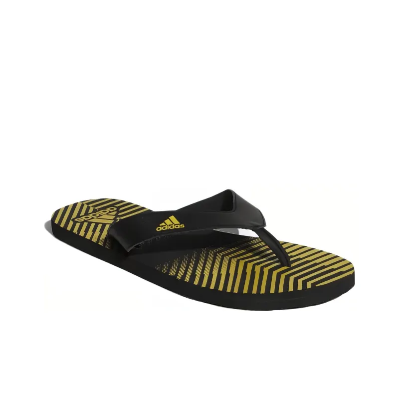 Adidas Swim Beach Print Max Out 19 Slippers Slippers Men's Black Yellow-2