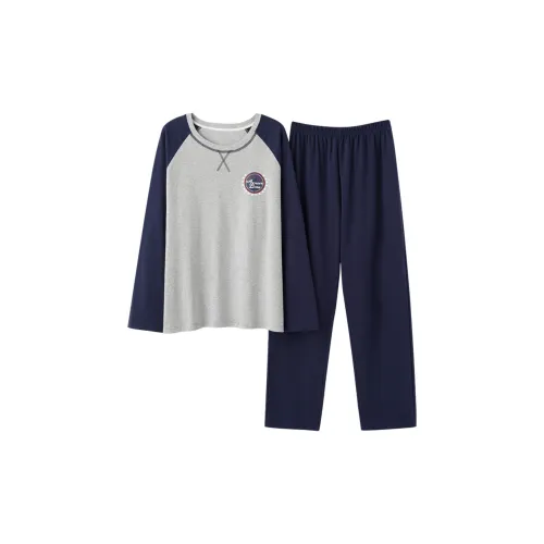 MIIOW Pajama Set Men's Light Gray