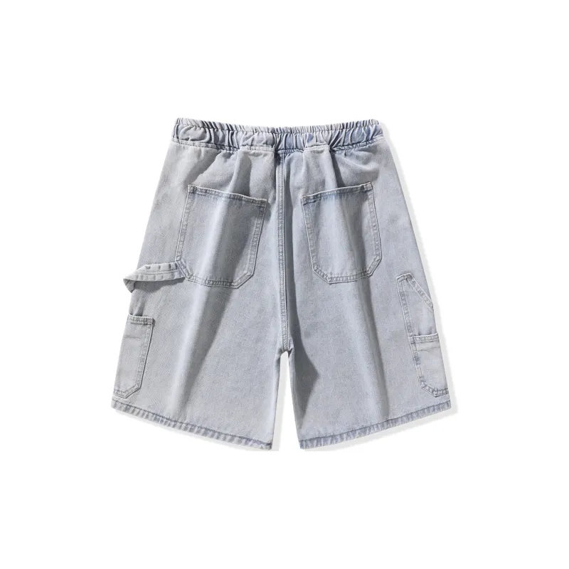 PUCCA Denim Shorts Unisex Dark Blue-6
