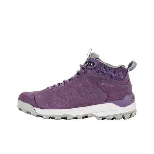 Oboz Footwear Katabatic Hiking / Trekking Shoes Women's Mid-Top Purple Pink