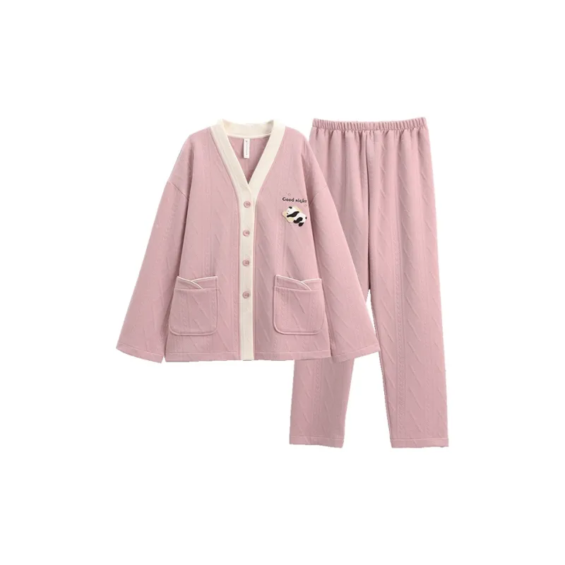 FENTENG Pajama Set Women's Multicolor-4
