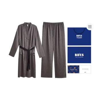 Peninsula City SS24 Pajama Set Men's Gift Box Set Silent Gray