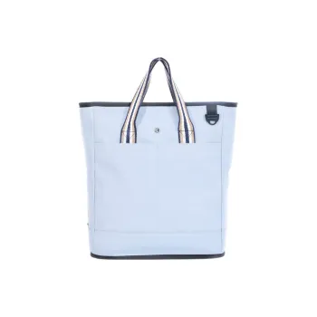 FREQUENTFLYER Polyester Blend With Polyurethane Crossbody One Shoulder Handbags Medium Size Unisex Pearl Blue