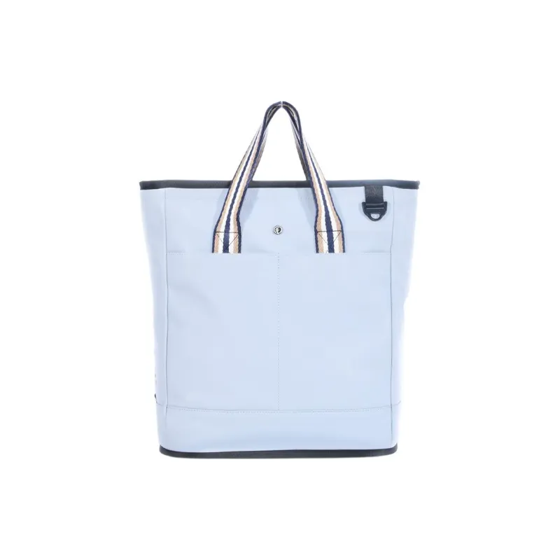 FREQUENTFLYER Polyester Blend With Polyurethane Crossbody One Shoulder Handbags Medium Size Unisex Pearl Blue-0