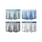 Sunny Mountain Blue, Blue, Light Heather Gray, White