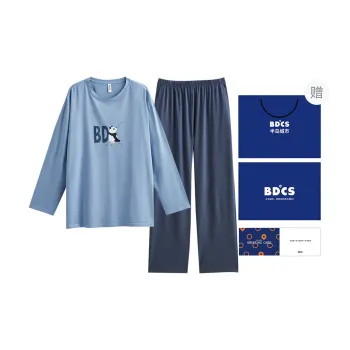 Peninsula City Pajama Set Men's Gift Box Set Field Blue