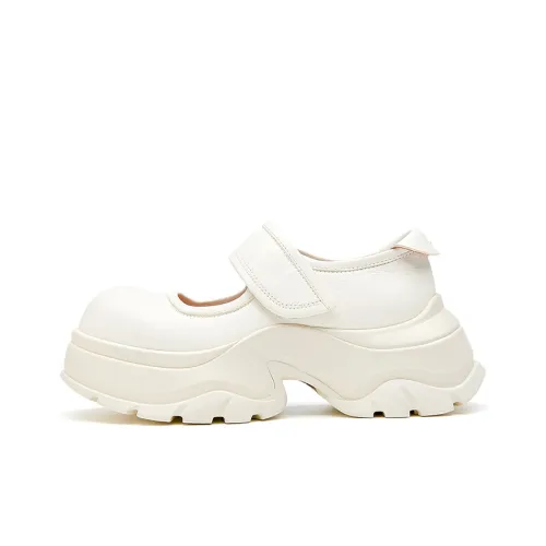 SHOESZOOO 메리 제인 슈즈 화이트 여성