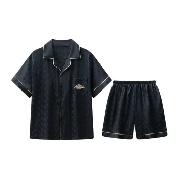 Lan Miao Pajama Set Men's Black