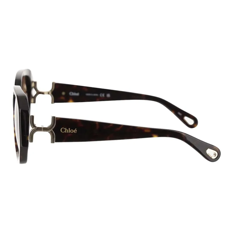 Chloe Recycled Acetate Irregular Shape Sunglasses Unisex Tortoiseshell-1