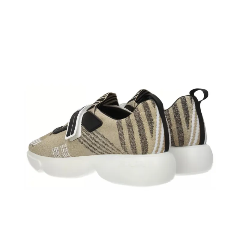 PRADA Cloudbust Low-Top Casual Shoes Women's Yellow Black-3