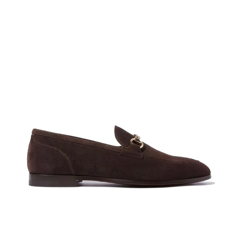 SCAROSSO Alessandra Almond Toe Loafers Women's-1