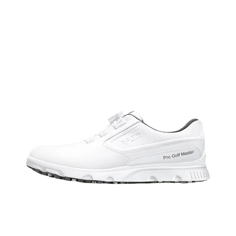 PGM Anti Slip Wear Resistant Low Top Golf Shoes Men's White-0