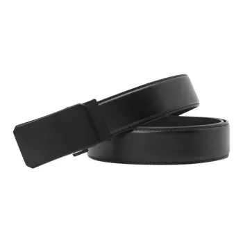 GXG Cow Leather Belts Men's Black 3.5cm Box
