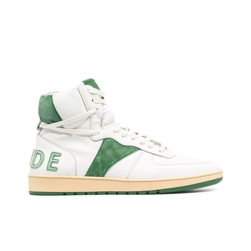 RHUDE Rhecess Hi White Green-1