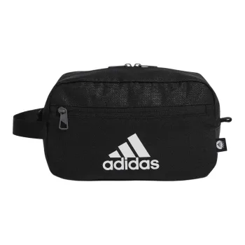 Adidas Recycled Polyester Plain Weave Fabric Clutch Men's Black