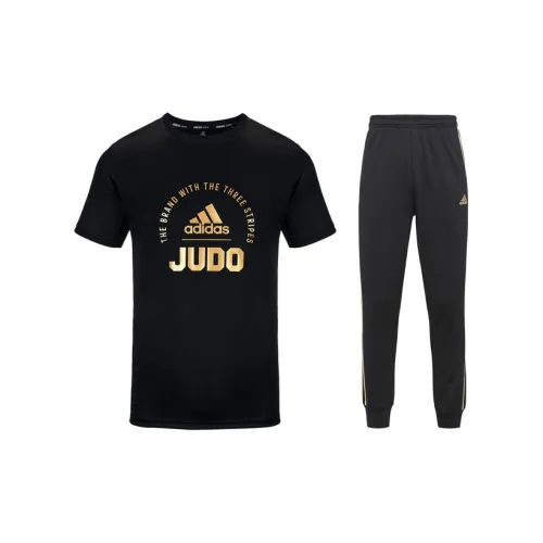 Adidas Casual Sportswear Men Black/Gold