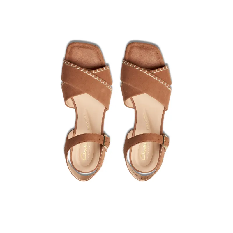 Clarks Beach Sandals Women's Khaki-3