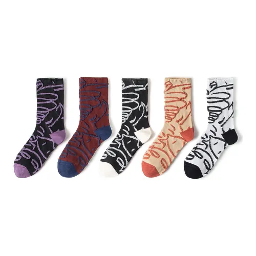 LUYOUYE Unisex Mid-Calf Socks