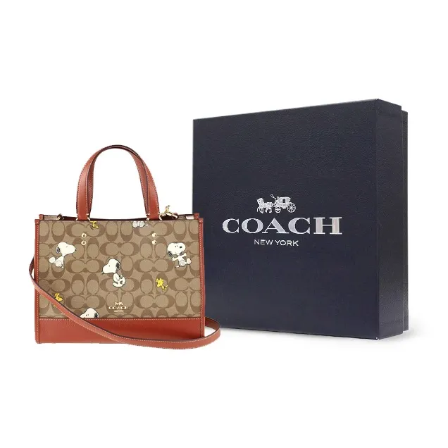 Snoopy X Peanuts X COACH Dempsey Handbags-6