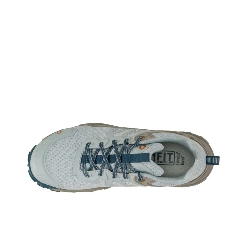 Oboz Footwear Katabatic Cushioning Wear-Resistant Low-Top Outdoor Shoes Women's Gray Blue-3
