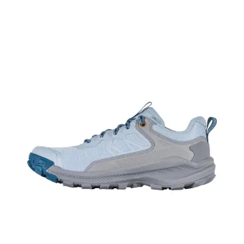 Oboz Footwear Katabatic Cushioning Wear-Resistant Low-Top Outdoor Shoes Women's Gray Blue