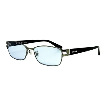 Police Plastic Titanium Irregular Shape Sunglasses Men's Silver