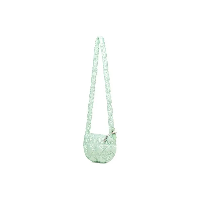 CARLYN Nylon Spell PU Cloud Bag, Handbag, Shoulder Bag Unisex Neon Green-4